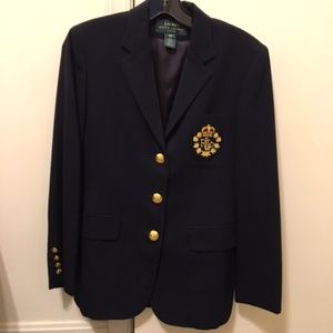 Navy Wool Blazer